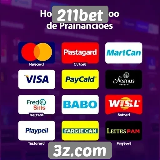 Métodos de pagamento aceitos na plataforma 211bet